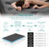Hansleep Memory Foam Twin XL Mattress Topper, Deep Pocket Pillow Top Mattress Pad Cover for College Dorm Room