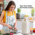 Countertop, Gold Paper Towel Holder with Weighted Marble Base for One-Handed Operation, No Wobbly (Marble Base, Gold)