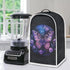 Purple Floral Butterfly Kitchen Blender Dust Cover, Washable Appliance Cover, Stand Mixer Protector, Dust-Proof Cover