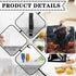 Black Cat Stand Mixer Cover, 6-8 Quart Pumpkin Bat Kitchen Appliance Covers for Dust Protection