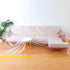 HERSENT 146"/12ft Plastic Sofa Couch Cover - Waterproof Couch Cover for Sectional Sofa LShape, Extra Large Bed Couch