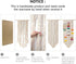 Mkono Macrame Hair Bow Holder, Hanging Clips Hanger Organizer for Baby Girls Room, Ivory (Clips Not Included)