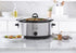 Crock-Pot 7 Quart Oval Manual Slow Cooker, Stainless Steel (SCV700-S-BR), Versatile Cookware for Families