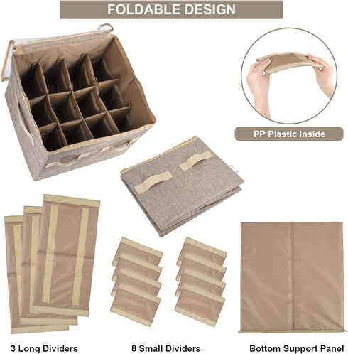 Closet Closet 12 Moteph Shoe Organizer for - Shoe Storage Organizer for Organization with Clear Cover & Adjustable