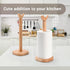 Paper Towel Holder, Cute Bird Wooden Kitchen Roll Stand Organizer Countertop Free Standing, Housewarming Gift New Home by Cambiar