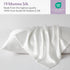 Mulberry Park 100% Silk Pillowcase, 19 Momme, Grade 6A Mulberry Silk, White/King (20'' x 36'')