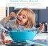 4 Pieces Large Silicone Mixing Spoon Set for Baking, Serving, Basting - Heat Resistant, Non-Stick Utensil Spoon