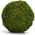 BYHER Handmade Natural Green Moss Decorative Ball, Set of 12 (2")