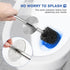Wsedor 2 Pack Toilet Brush and Holder, Toilet Brush Stainless Steel, Toilet Bowl Brush for Bathroom Toilet-Ergonomic