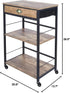 X-cosrack Storage,3 Coffee Bar Cabinet with Tier Coffee Bar Carts for The Home Buffets & Sideboards,Coffee Station