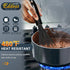 Silicone Whisks for Cooking, 3pcs Black Whisk Set (7+9+11in) - Non Scratch Kitchen Utensils to Protect Ceramics,