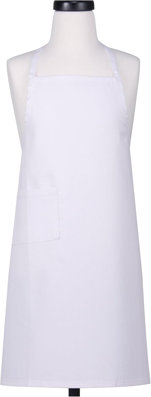 HIC Kitchen Kid’s Chef Bib Apron - Heavyweight Cotton Twill