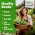 Pack 2,500+ HOME GROWN Organic Herb Seeds Variety - Non GMO, Heirloom High-Germinating Heirloom Seeds for Planting