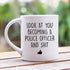 YouNique Designs Police Coffee Cup, 11 Ounce, Police Academy Graduation Gifts, Police Officer Gifts