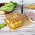 Tellshun Sliced Cheese Container with Airtight Lid for Mini Fridge BPA-Free Kitchen Plastic Storage Deli Cheese Slices