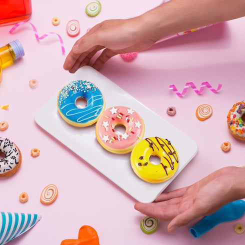 8 1. 78" Chalyna Pcs Small Donut Stress Ball, Squeeze Fake Doughnut Slow Rising Stress Relief Models Fake Food Cakes