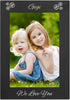 CustomGiftsNow Gigi - We Love You Engraved Anodized Aluminum Family Photo Picture Frame