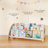 4-Tier 28.7 15.7 13.6 Kids Bookshelf - Montessori Book Shelf for Kids Rooms, Easy Installation, Eco-Friendly Wooden