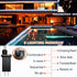 33FT 100LED 8 IP65 (New) Rope Lights Outdoor, Light Modes Outdoor Tube Lights, Waterproof Copper Fairy String Lights