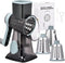 Rotary Cheese Grater with Handle Kitchen Shredder Slicer Grater Slicer Ice Shaver