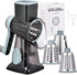Rotary Cheese Grater with Handle Kitchen Shredder Slicer Grater Slicer Ice Shaver