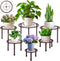 Sbosbo 6 Pack Metal Plant Stands, Heavy Duty Plant Stand for Indoor