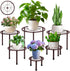 Sbosbo 6 Pack Metal Plant Stands, Heavy Duty Plant Stand for Indoor