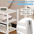 3 Closet, Bathroom27 x11 x20 3 Tier Bamboo Shoe Rack Storage Organizer for Multifunctional Stackable Free Standing Shoe