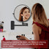 Hahoray 8 20X 4 inches, 360Swivel Wall Mount Makeup Mirror with Strong Magnification Keep Bathroom Shaving Mirror Wall