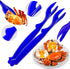 ALDMIO 12Pcs Crab Legs Crackers, Crackers and Tools Cracker Picks Tools Crab for Lobster Crayfish, Easy Opener