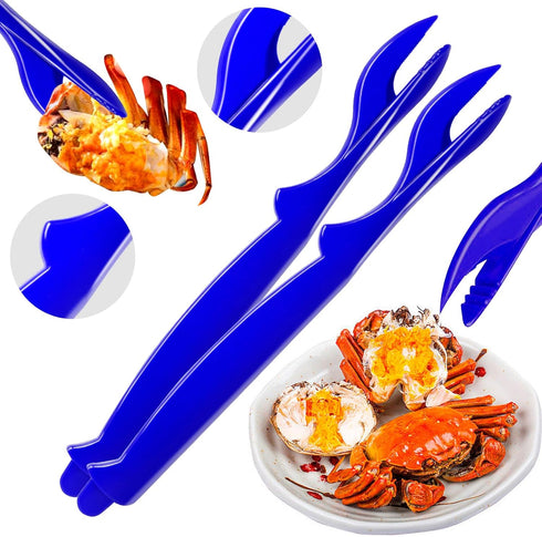 ALDMIO 6Pcs Crab Legs Crackers, Crackers and Tools Cracker Picks Tools Crabfor Lobster Crab Crayfish, Easy Opener