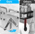 2-in-1 4 YIGII Garage Paper Towel Holder with Shelf, Wall Mounted Shop Paper Towel Roll Holder, Stainless Steel