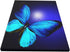 Blue Butterfly Canvas Wall Art, Butterflies Prints Home Decor Picture for Bedroom, Bathroom, Kitchen Office (12"x16")