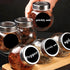 300 Blank Spice Jars Labels Chalkboard Stickers 1.5" Round Waterproof Kitchen Pantry Labels for Canning
