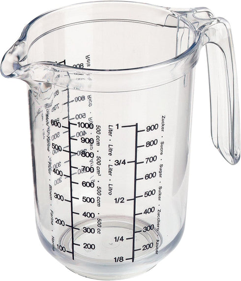 Westmark Germany 'Gerda' Measuring Cup - Clear Multi Measurement Tool for Baking, Cooking