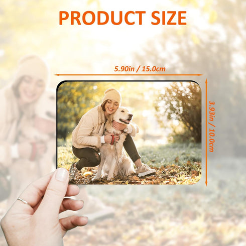 10pcs Sublimation Magnets Blanks, Enlarge 4 x 6 Inch Sublimation Refrigerator Magnet Blanks Personalized Fridge Decorative for Home Wall Decor DIY