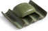 Draining Ceramic Soap Dish - Fluted Design, Bar Soap Holder for Shower