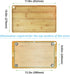 Bamboo Wood Cutting Boards for Mini Smart Toaster Oven Air, Compatible with Breville 860 BSS, 1.2inch Feet