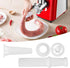Food Grinder Attachment for Kitchen Aid Stand Mixers with Universal Food Pusher, Sausage Filler Nozzle, Kubbe