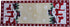 Table Runner with Trio of Snowmen, Sparkling Snowflakes, Trees and Glitter Tapestry 36 inches for Winter and Christmas