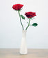 Tall Conic Composite Plastics Flower Vase - Small Bud Decorative Floral Vase for Arranging Bouquets