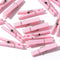 60PCS Baby Shower Clothespin Games Girl, Plastic Mini Clothes Pins 1.4 inch for Party Decorations, DIY Crafts