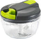 Multi-Function Manual Food Chopper & Processor, Vegetable Shredder & Garlic Press, Ideal for Onions, Peppers & Fruits