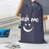 HOMEST XL Wash Me Travel Laundry Bag, Dirty Clothes Organizer, Large Enough to Hold 4 Loads of Garments, Grey