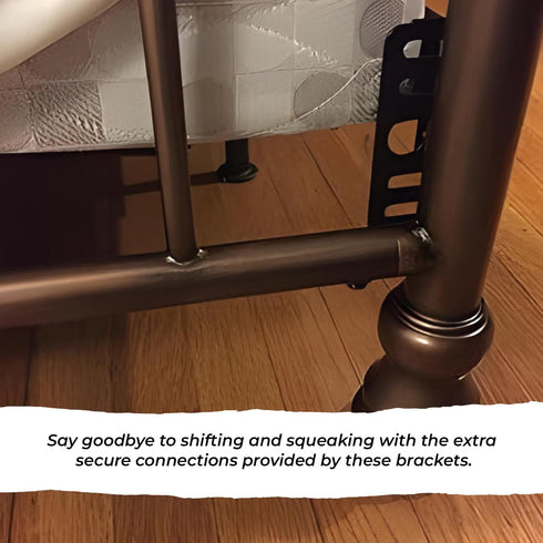 Kings Brand Furniture Bed Frame Footboard Extension Brackets, Set of 2 for Twin, Full, Queen, King Sizes