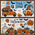 Horaldaily 83 PCS Halloween Window Cling Stickers: Ghosts & Pumpkins for Home Party Supplies Decoration