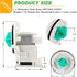 A00126401 AP5690431 bpx1-90e Dishwasher Drain Pump by Techecook, Fit for Frigidaire Dishwasher Replacement Part