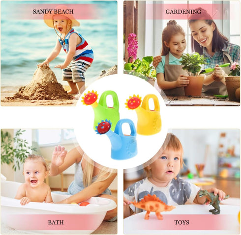 3Pcs Set STOBOK Kids Watering Can, Chicken Watering Cans Bath Toy Kids Gardening Outdoor Toys Water Play for Toddlers