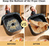 Palksky Air Fryer Paper Liners Disposable, 100Pcs Parchment Paper Square, Water-proof, Oil-proof, Non-stick for Airfryer
