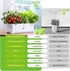 16*6.3*7.1 inch) Indoor Garden Led Grow Light Planter Pots, Herb Kitchen Garden Grow Kit, Full Spectrum LED Plant Light